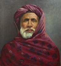Aurangzib Hanjra, 24 x 30 Inch, Oil on Canvas, Figurative Painting, AC-AZH-002